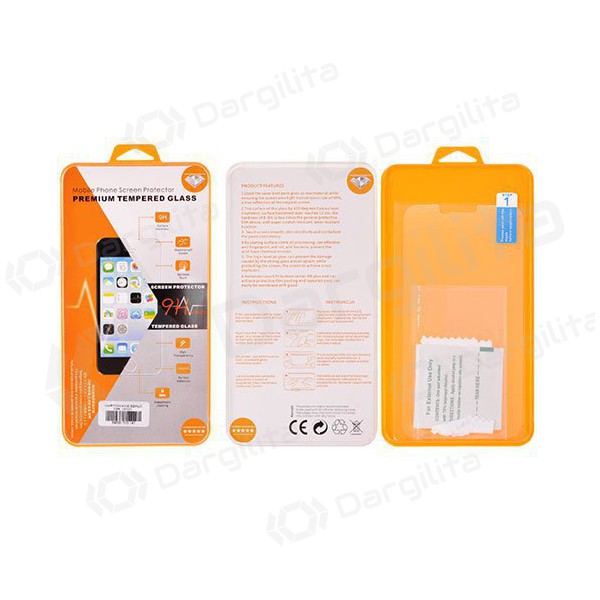 Samsung A525 A52 4G / A526 A52 5G / A528 A52s 5G ekrano apsauginis grūdintas stiklas "Orange"