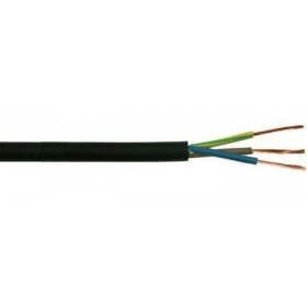 Lankstus kabelis Elpar H05RR-F 3x1.5 mm² varinis guma 300/500 V