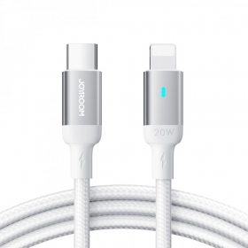 Lightning laidas Joyroom S-CL020A10 USB-C į Lightning 1.2 m 20 W baltas