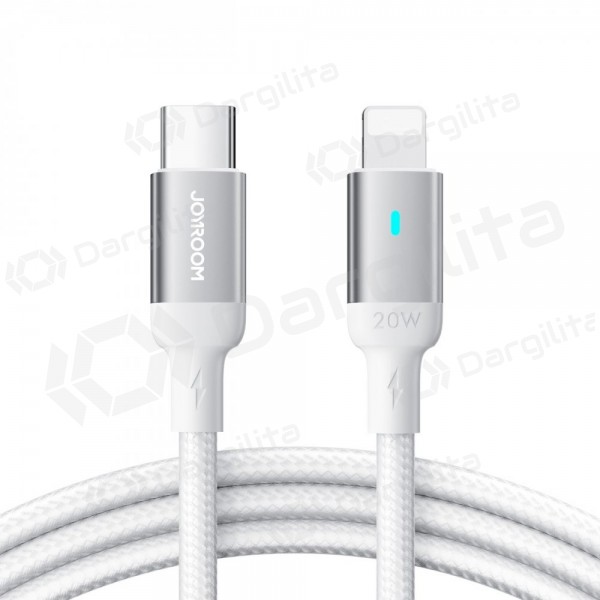 Lightning laidas Joyroom S-CL020A10 USB-C į Lightning 1.2 m 20 W baltas