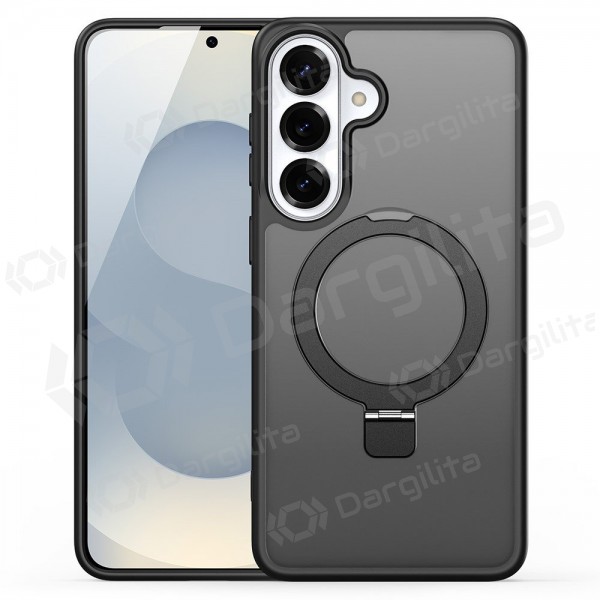 Samsung Galaxy S26+ dėklas "Dux Ducis Yind Magnetic Stand" (juodas)