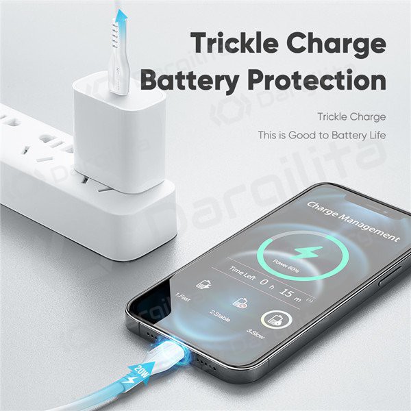 Kabelis Dux Ducis K-V PD Type-C - Lightning 1.0m