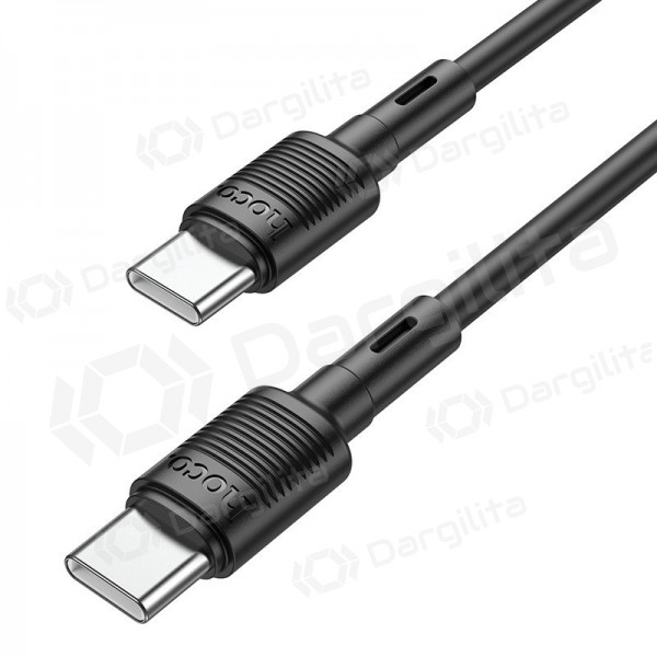 USB-C laidas Hoco X83 USB-C į USB-C 1 m 60 W juodas