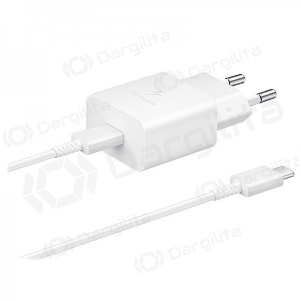 Telefono įkroviklis Samsung EP-T1510XWEGEU 15 W USB-C baltas