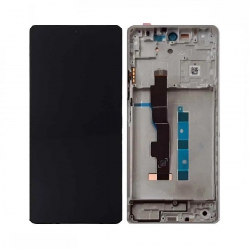 Xiaomi Poco M7 Pro 5G ekranas (violetinis) (su rėmeliu) (originalus)