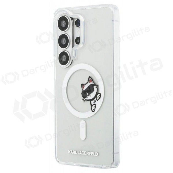 Samsung Galaxy S26 Ultra dėklas "Karl Lagerfeld IML Choupette Peekaboo Logo Magnetic" (skaidrus)
