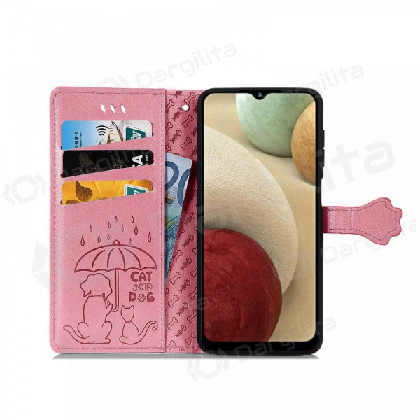 Samsung Galaxy A145 A14 4G / A146 A14 5G dėklas "Cat-Dog" (rožinis)