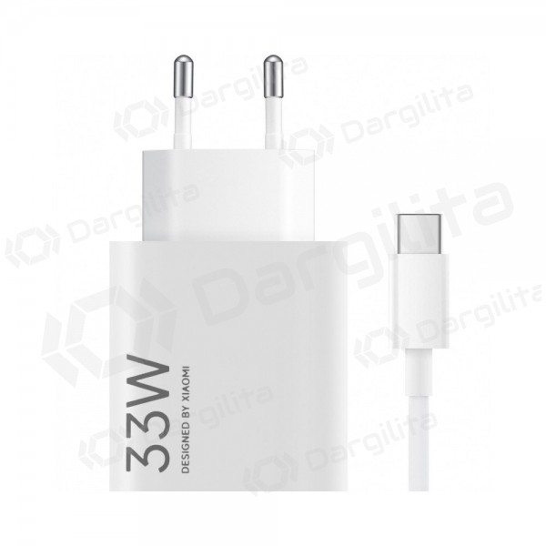 Telefono įkroviklis Xiaomi Charging Combo BHR4996EU 33 W USB-A QC baltas