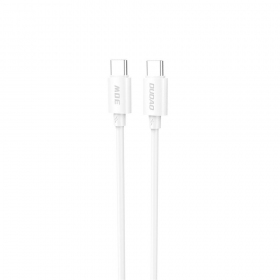 USB-C laidas Dudao L4C USB-C į USB-C 2 m 30 W baltas