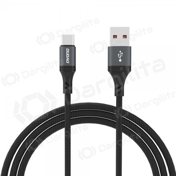 USB-C laidas Dudao L3ST USB-A į USB-C 1.2 m 5 A juodas