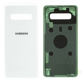 Samsung G975 Galaxy S10 Plus galinis baterijos dangtelis baltas (Prism White)