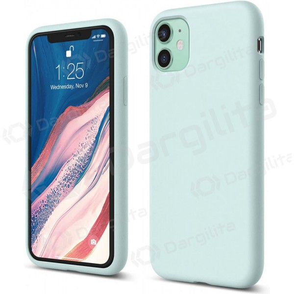 Apple iPhone 15 Pro Max dėklas "Liquid Silicone" (mėtinė)