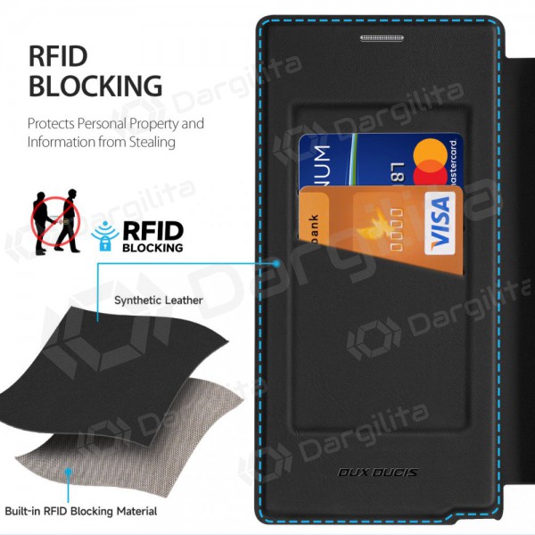 Samsung Galaxy S25+ dėklas "Dux Ducis Skin X Pro" (juodas)