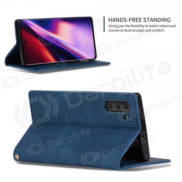 Samsung Galaxy A27 dėklas "Business Style" tamsiai mėlynas