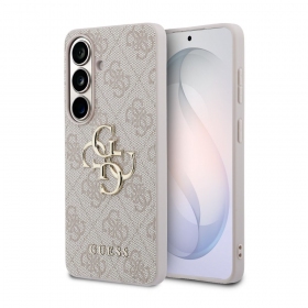 Samsung Galaxy S26 dėklas "Guess PU 4G Metal Logo" (pilkas)