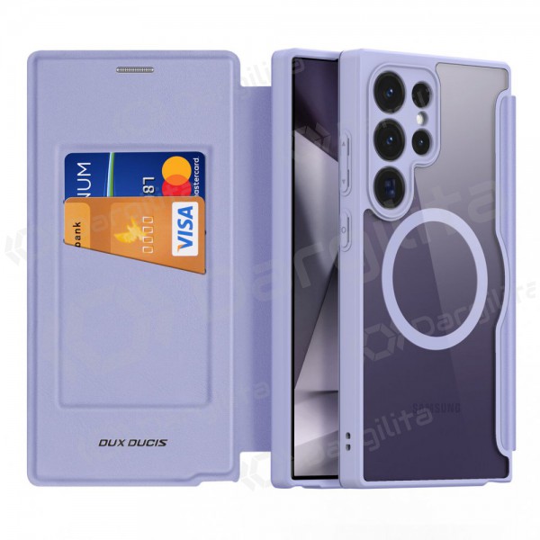 Samsung Galaxy S25 dėklas "Dux Ducis Skin X Pro" (violetinis) Samsung Galaxy S25 dėklas "Dux Ducis Skin X Pro" (violetinis)