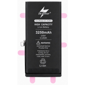 Apple iPhone 12 / 12 Pro baterija, akumuliatorius Di-Power 3250 mAh (padidintos talpos)