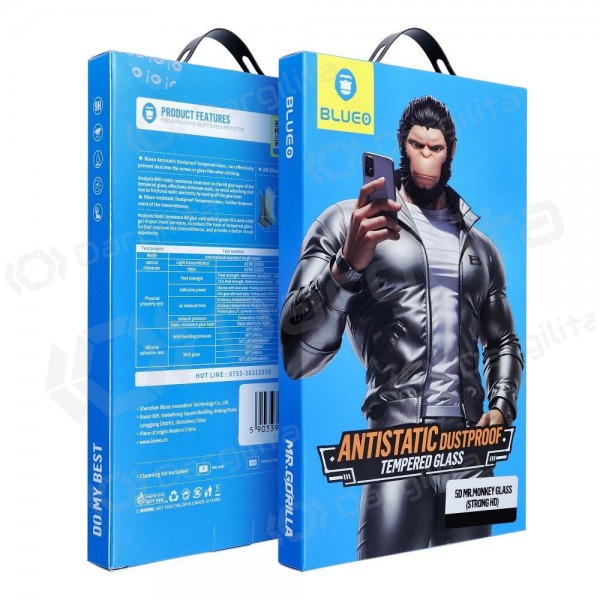 Apple iPhone 12 Pro Max apsauginis stiklas "5D Mr. Monkey Glass" (Strong HD)