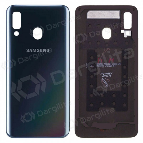 Samsung A405 Galaxy A40 2019 galinis baterijos dangtelis (juodas)