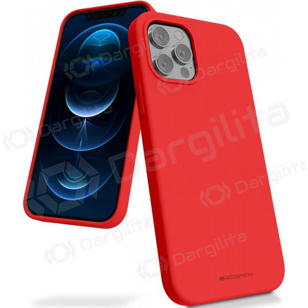 Apple iPhone 14 dėklas Mercury "Silicone Case" (raudonas) Apple iPhone 14 dėklas Mercury "Silicone Case" (raudonas)