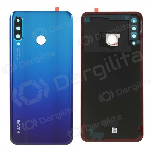 Huawei Nova 4e / P30 Lite galinis baterijos dangtelis (Peacock Blue) (naudotas grade B, originalus)