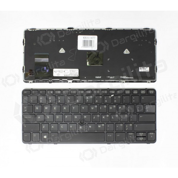 HP Elitebook: 720 G1, 720 G2 klaviatūra