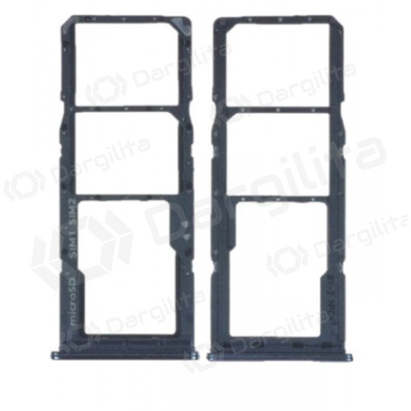 Samsung A750 Galaxy A7 2018 SIM kortelės laikiklis (juodas)