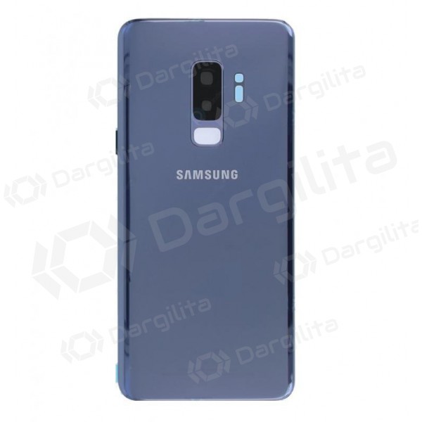 Samsung G965F Galaxy S9 Plus galinis baterijos dangtelis mėlynas (Coral Blue) (naudotas grade C, originalus)