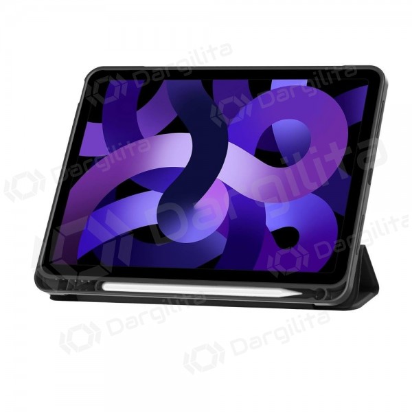 Apple iPad Air (2020, 2022, 2024, 2025, 2026) dėklas dėklas "Tech-Protect SmartCase Pen Holder" (juodas)