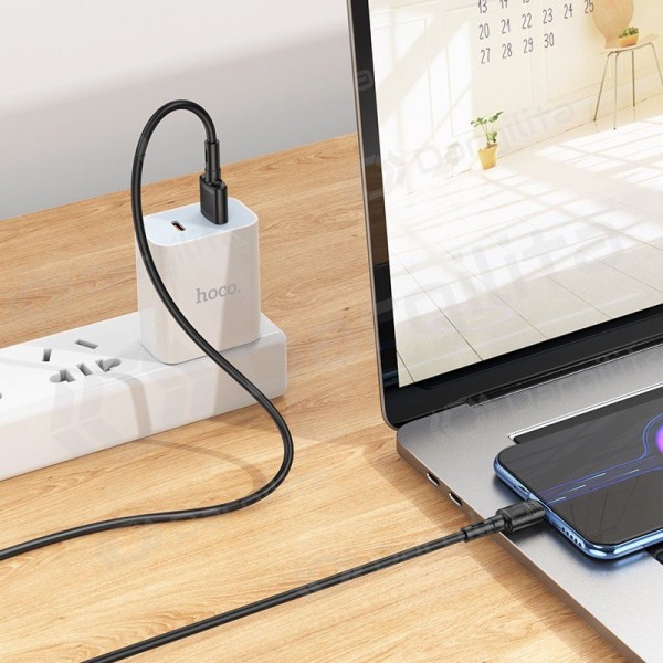 Micro USB laidas Hoco X83 USB-A į Micro USB 1 m juodas