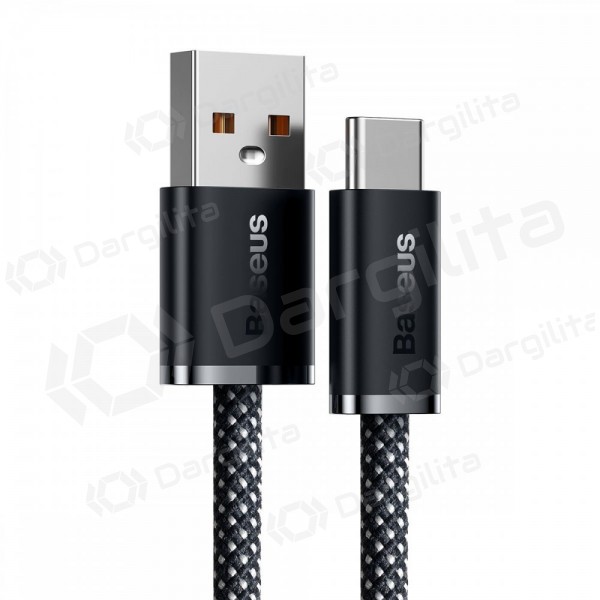 USB-C laidas Baseus Dynamic USB-A į USB-C 1 m 100 W juodas