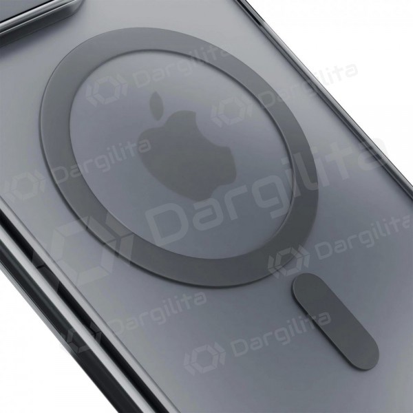 Apple iPhone 17 Pro, 18 Pro dėklas "3mk Frosty MagCase" (juodas)