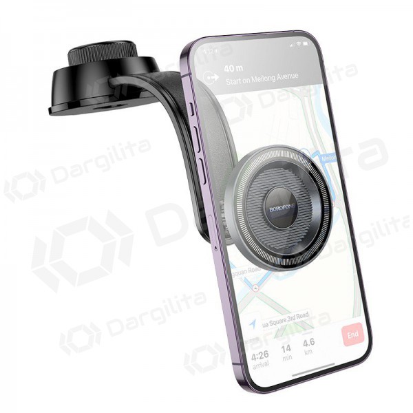 Automobilinis telefono laikiklis Borofone BH123 (dashboard) juodas Automobilinis telefono laikiklis Borofone BH123 (dashboard) juodas