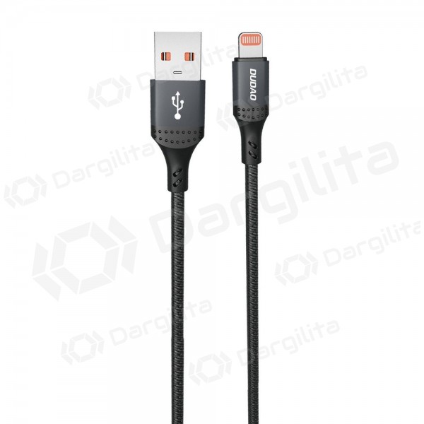 Lightning laidas Dudao L3SL USB-A į Lightning 1.2 m 3 A juodas