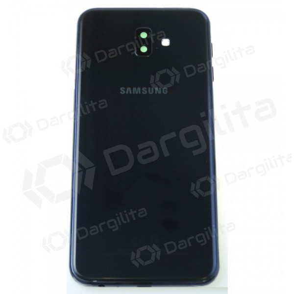 Samsung J610 Galaxy J6+ 2018 galinis baterijos dangtelis (juodas) (naudotas grade C, originalus)