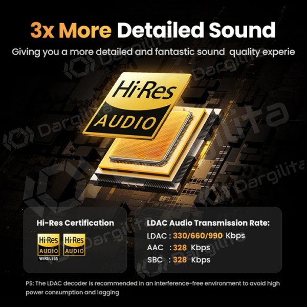 Belaidės ausinės Ugreen HiTune H6 Pro Active Noise-Cancelling Earbuds (35873) Belaidės ausinės Ugreen HiTune H6 Pro Active Noise-Cancelling Earbuds (35873)