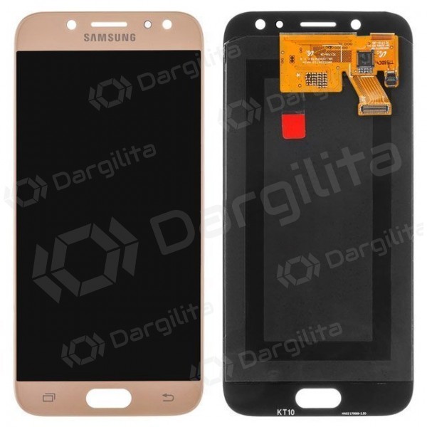 Samsung J530F Galaxy J5 (2017) LCD ekranas su liečiamu stikliuku (TFT version, adjustable brightness) (auksinis) (aukšta kokybė)