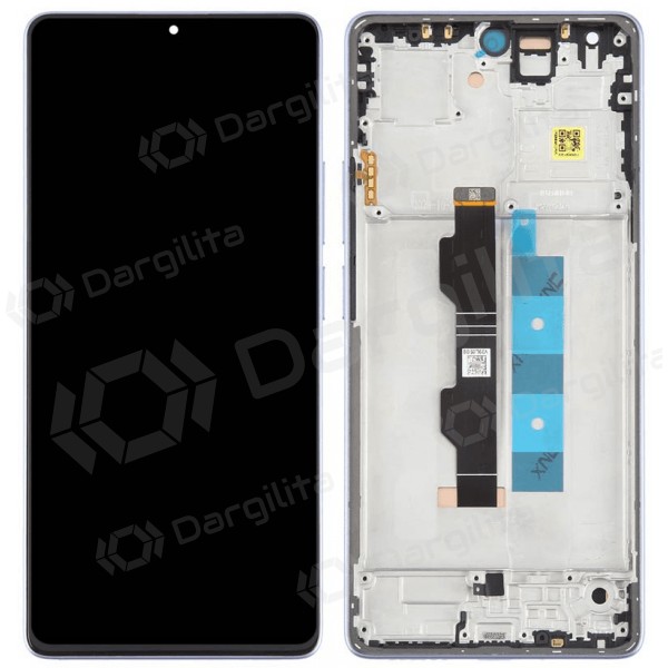 Xiaomi Redmi Note 13 Pro 4G, Poco M6 Pro 4G ekranas (violetinis) (su rėmeliu) (originalus)