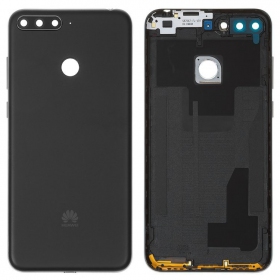 Huawei Y6 Prime 2018 / Honor 7C (AUM-L41) galinis baterijos dangtelis (juodas)