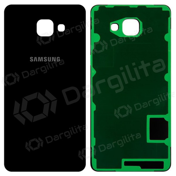 Samsung A710F Galaxy A7 (2016) galinis baterijos dangtelis (juodas)
