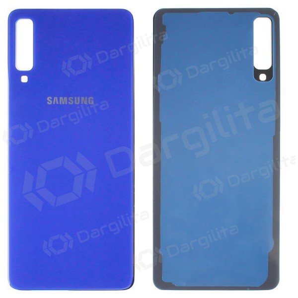 Samsung A750 Galaxy A7 (2018) galinis baterijos dangtelis (mėlynas)