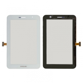 Samsung P6200 Galaxy Tab 7.0 Plus lietimui jautrus stikliukas (baltas)