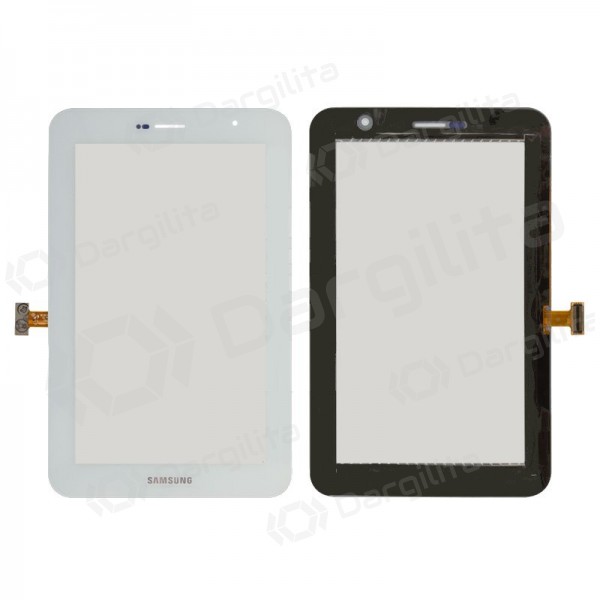 Samsung P6200 Galaxy Tab 7.0 Plus lietimui jautrus stikliukas (baltas)