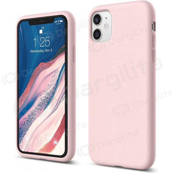 Xiaomi Redmi 9A / 9AT dėklas "Liquid Silicone" 1.5mm (rožinis)