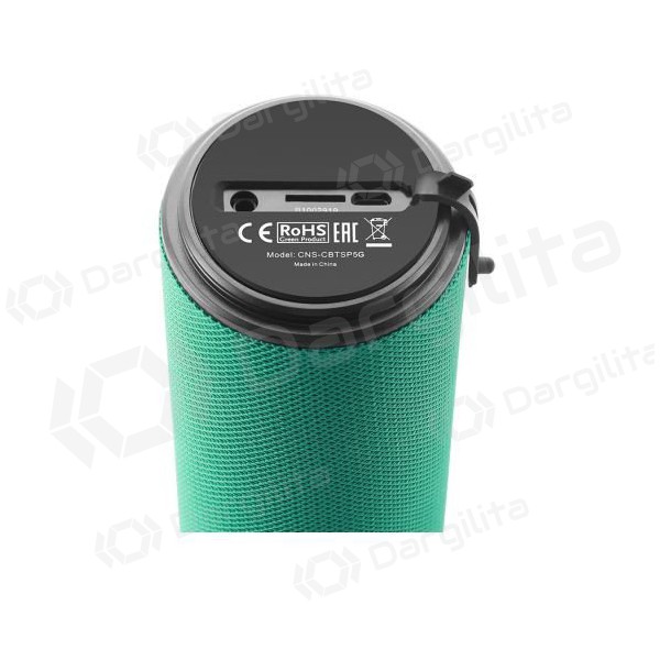 Bluetooth nešiojamas viršutinis garsiakalbis CANYON CNS-CBTSP5 (MicroSD,AUX,BT V5.0,1200mAh) (žalias) Bluetooth nešiojamas viršutinis garsiakalbis CANYON CNS-CBTSP5 (MicroSD,AUX,BT V5.0,1200mAh) (žalias)