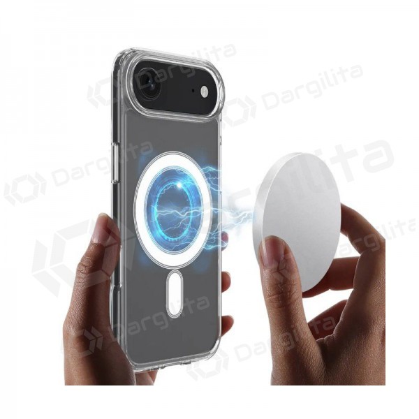Apple iPhone 17 Air dėklas "Clear MagSafe Case" (skaidrus)