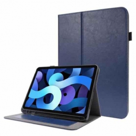 Samsung Galaxy Tab A9 dėklas "Folding Leather" (tamsiai mėlynas)