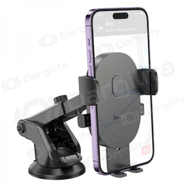 Automobilinis telefono laikiklis Hoco H19 juodas