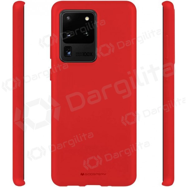 Samsung Galaxy A245 A24 4G / A246 A24 5G dėklas Mercury Goospery "Soft Feeling Jelly Case" (raudonas)