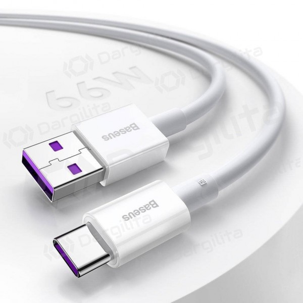 USB-C laidas Baseus Superior USB-A į USB-C 2 m baltas